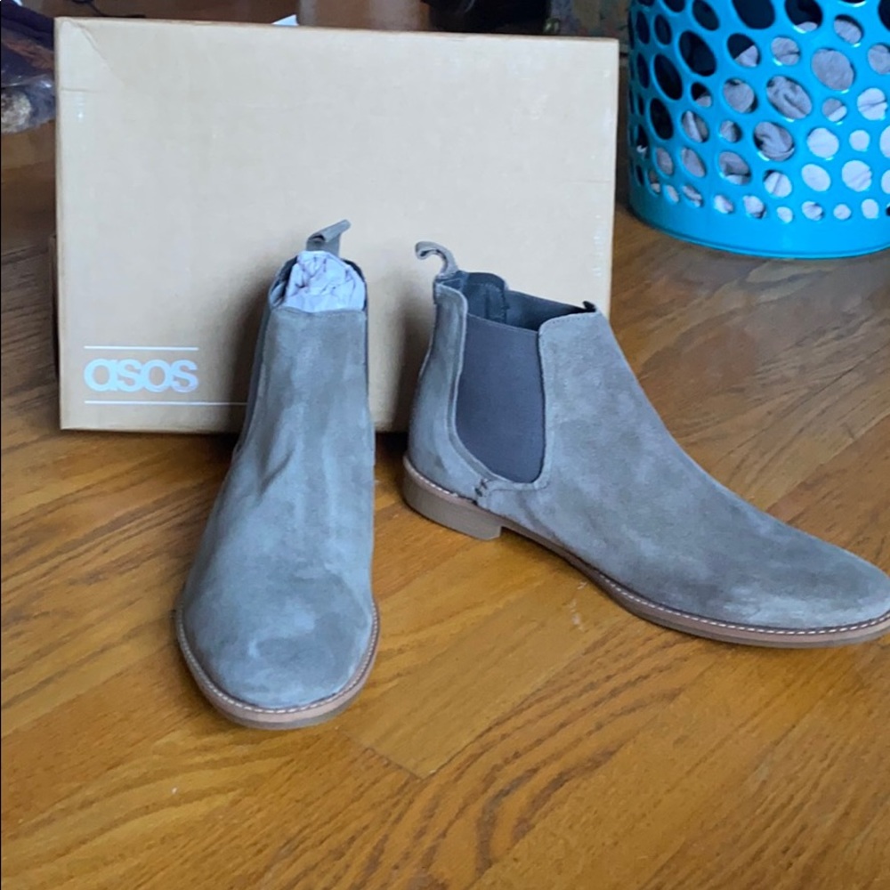 Suede Chelsea Boots.
